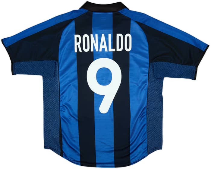 2001-02 Inter Milan Home Shirt Ronaldo #9 - 6/10 - (M)