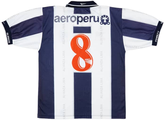 1998 Alianza Lima Home Shirt #8 - 9/10 - (L)