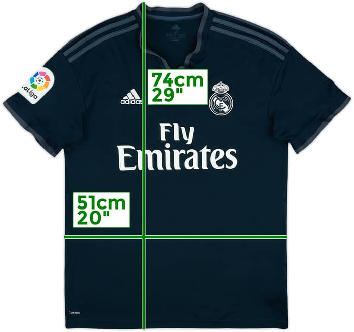 2018-19 Real Madrid Away Shirt - 6/10 - (M)