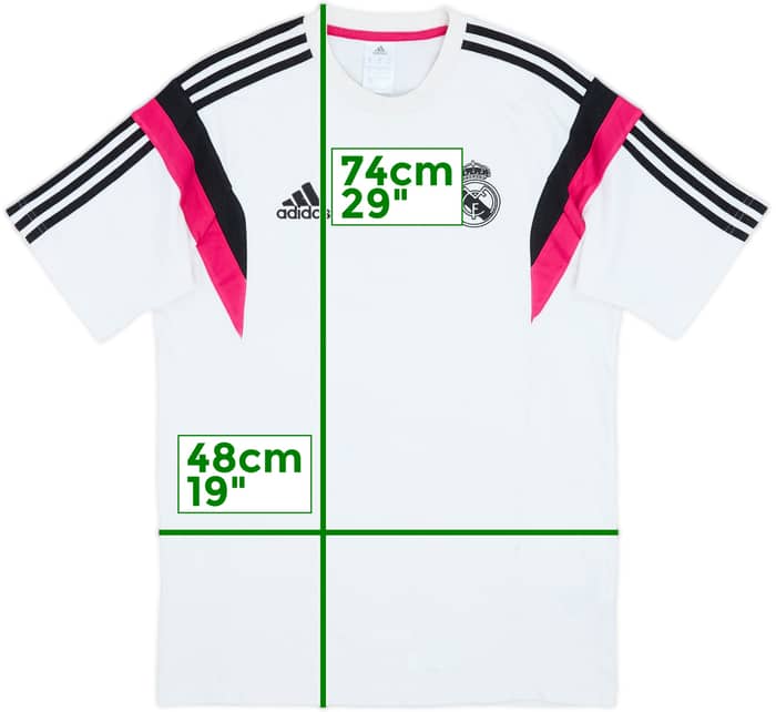 2014-15 Real Madrid adidas Cotton Tee - 6/10 - (M)