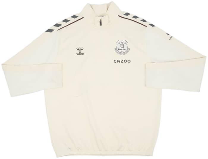 2021-22 Everton Hummel 1/4 Zip Drill Top - 6/10 - (XL)