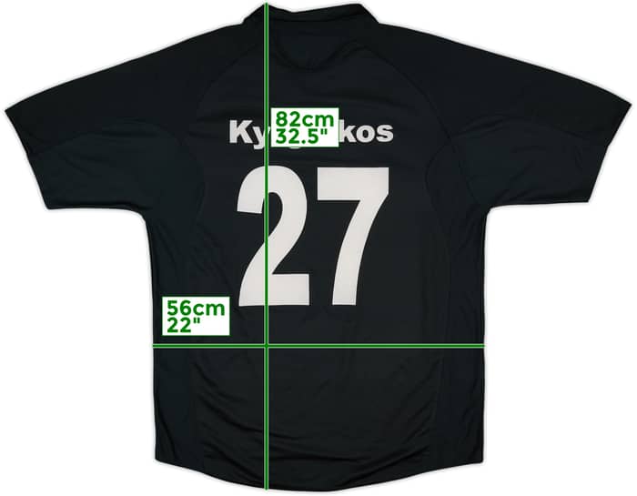 2006-08 Eintracht Frankfurt Third Shirt Kyrgiakos #27 - 7/10 - (XL)