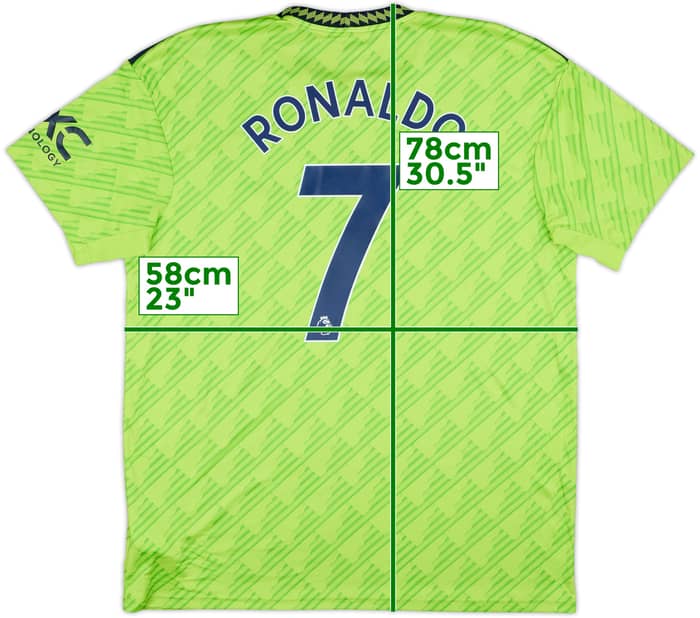 2022-23 Manchester United Third Shirt Ronaldo #7 - 9/10 - (XL)