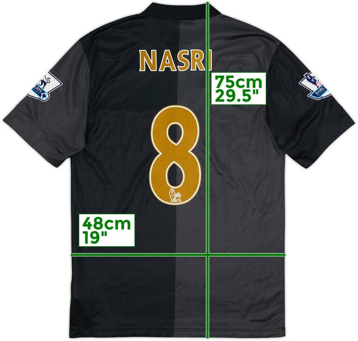2013-14 Manchester City Away Shirt Nasri #8 - 6/10 - (S)