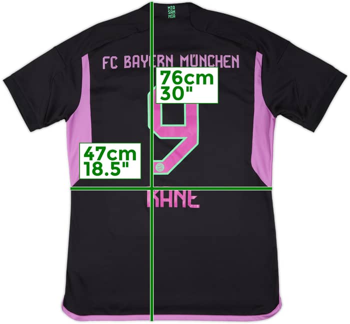 2023-24 Bayern Munich Away Shirt Kane #9 - 8/10 - (M)