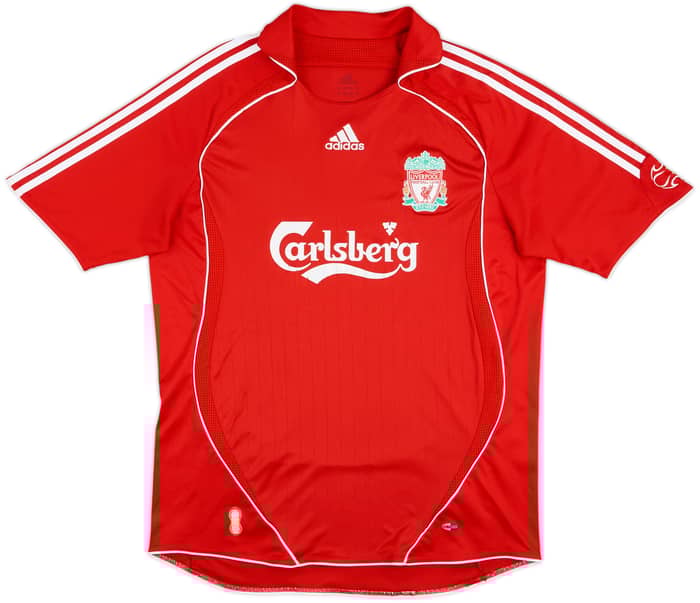 2006-08 Liverpool Home Shirt Gerrard #8 - 6/10 - (L)