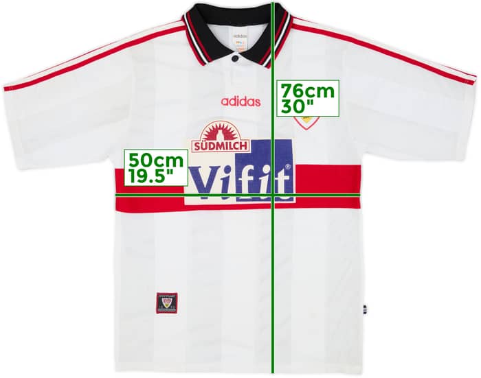 1996-97 Stuttgart Home Shirt - 8/10 - (L)