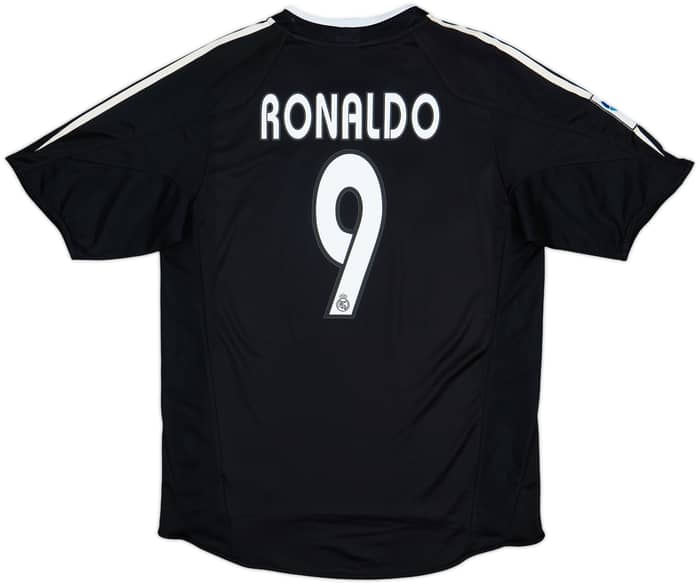 2004-05 Real Madrid Away Shirt Ronaldo #9 - 8/10 - (M)
