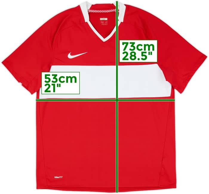 2008-10 Turkey Home Shirt - 8/10 - (M)