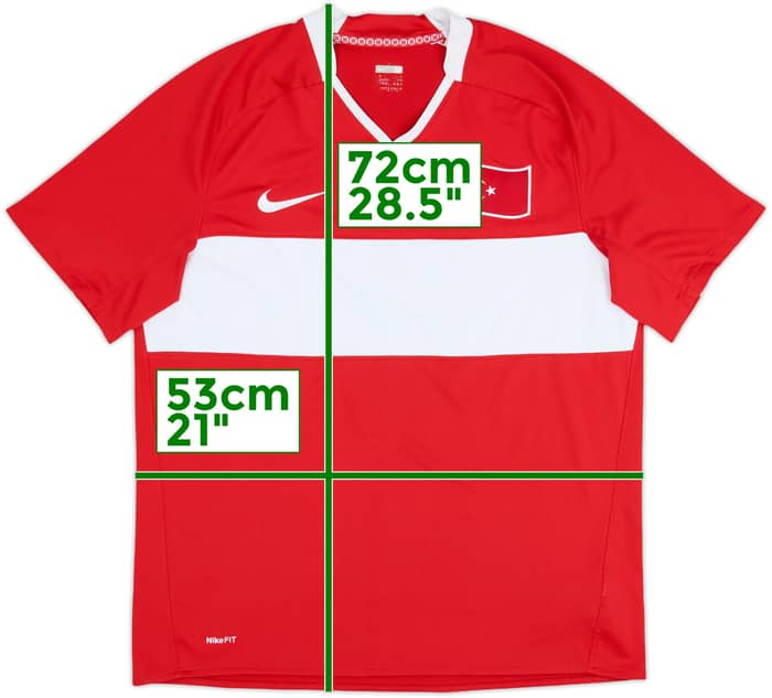 2008-10 Turkey Home Shirt - 6/10 - (M)