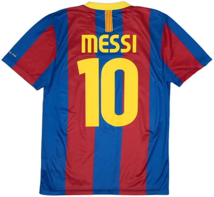 2010-11 Barcelona Basic Home Shirt Messi #10 - 8/10 - (S)