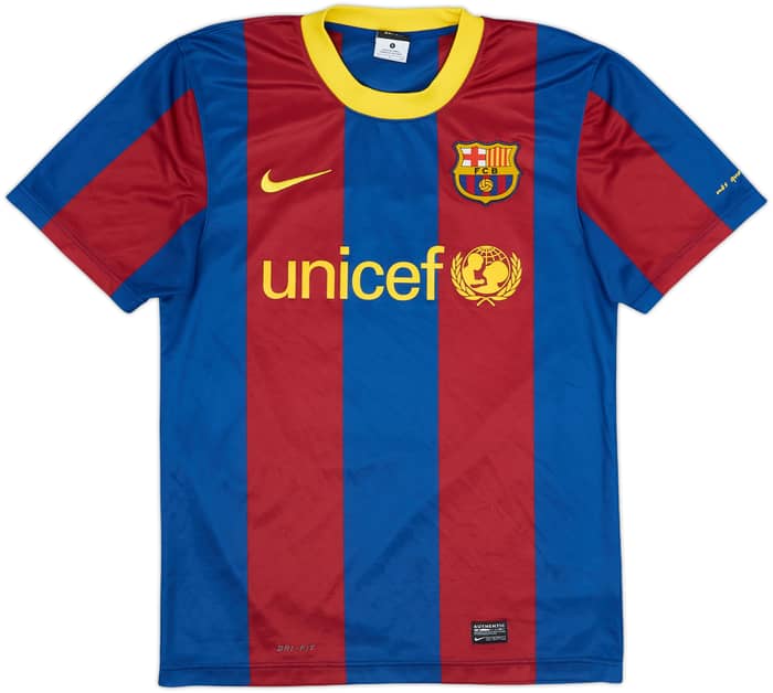 2010-11 Barcelona Basic Home Shirt Messi #10 - 8/10 - (S)