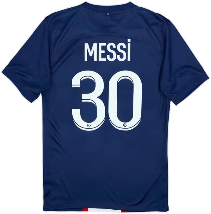 2022-23 Paris Saint-Germain Home Shirt Messi #30 - 6/10 - (S)