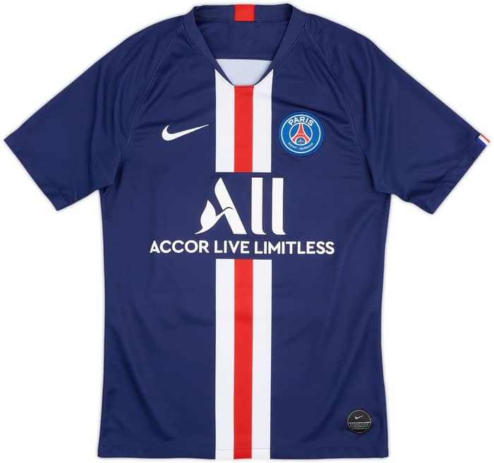 2019-20 Paris Saint-Germain Home Shirt Mbappe #7 - 8/10 - (S)