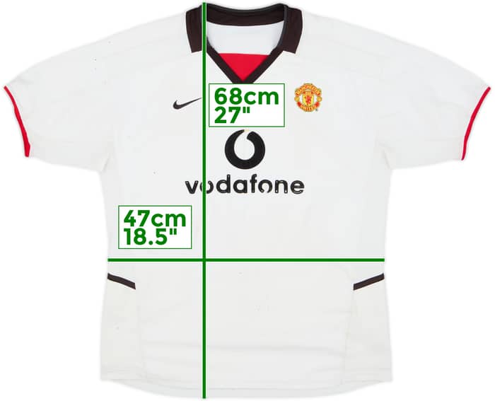 2002-03 Manchester United Away Shirt - 4/10 - (XL.Boys)