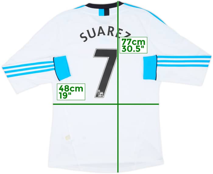 2011-12 Liverpool Third L/S Shirt Suarez #7 - 6/10 - (M)
