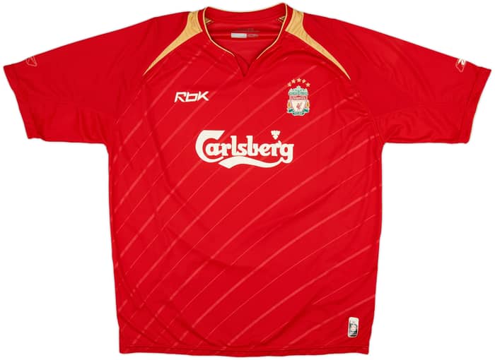 2005-06 Liverpool CL Home Shirt - 5/10 - (XL)