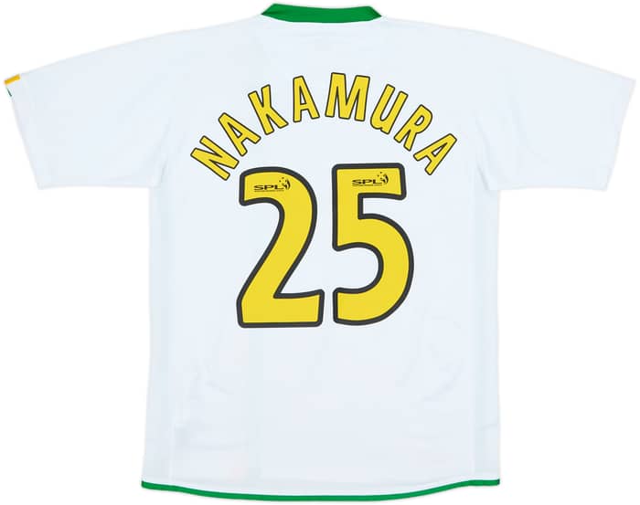 2006-08 Celtic European Shirt Nakamura #25 - 6/10 - (S)