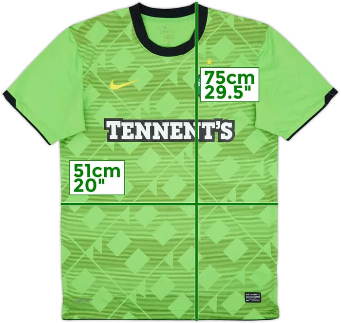 2010-11 Celtic Away Shirt - 8/10 - (M)