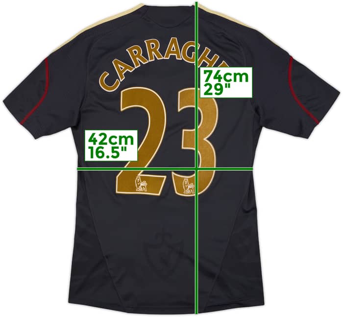 2009-10 Liverpool Away Shirt Carragher #23 - 8/10 - (S)