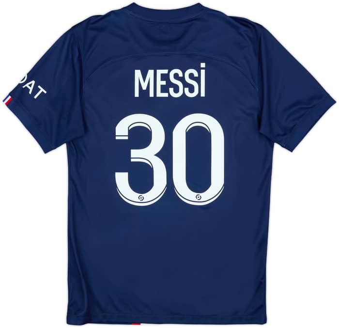 2022-23 Paris Saint-Germain Home Shirt Messi #30 - 8/10 - (S)