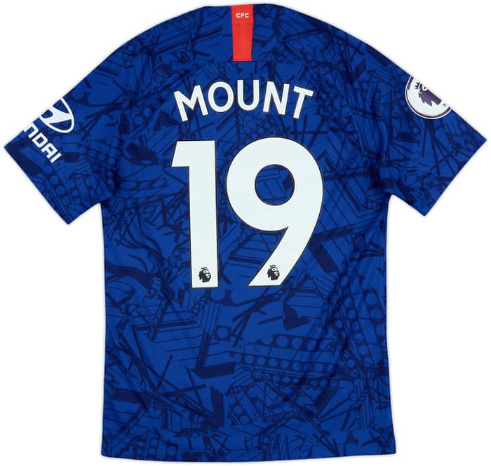 2019-20 Chelsea Home Shirt Mount #19 - 8/10 - (S)