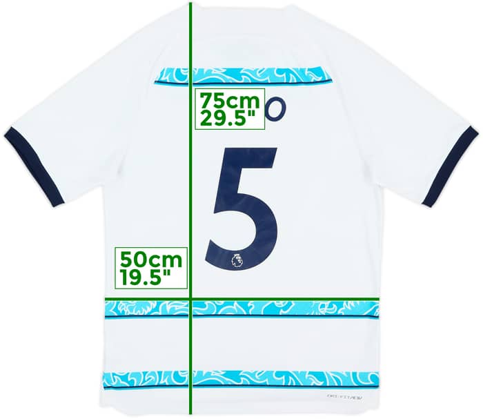 2022-23 Chelsea Authentic Away Shirt Enzo #5 - 8/10 - (M)