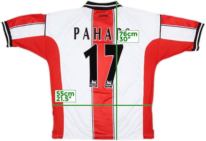 1999-01 Southampton Home Shirt Pahars #17 - 8/10 - (XL)