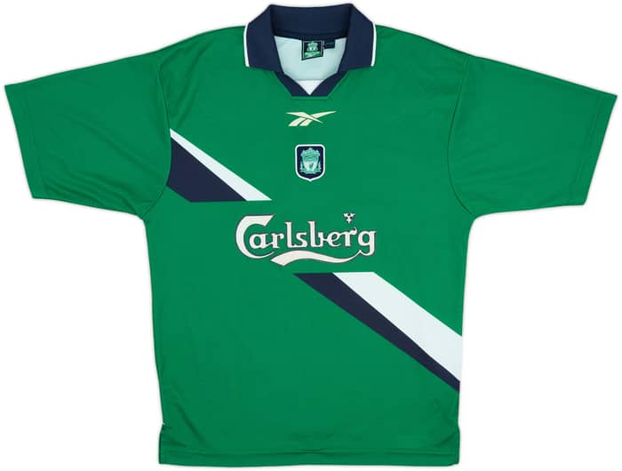 1999-00 Liverpool Away Shirt Gerrard #28 - 7/10 - (S)