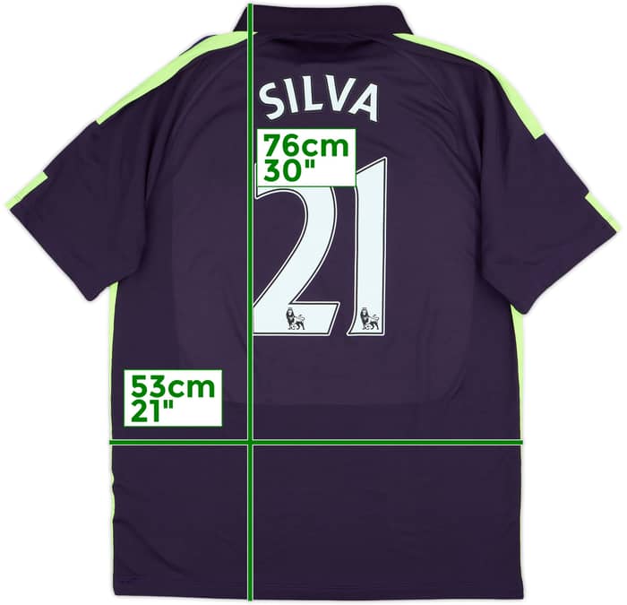 2014-15 Manchester City Third Shirt Silva #21 - 10/10 - (L)