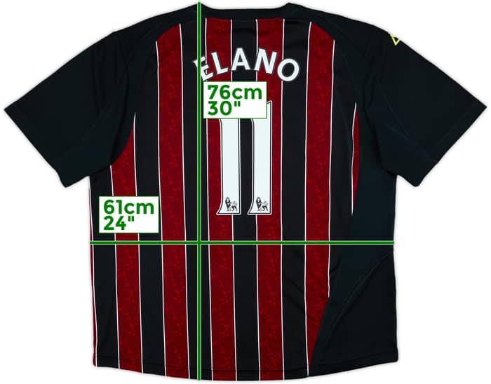 2008-09 Manchester City Away Shirt Elano #11 - 8/10 - (XXL)