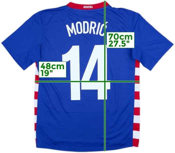 2007-09 Croatia Away Shirt Modric #14 - 10/10 - (S)