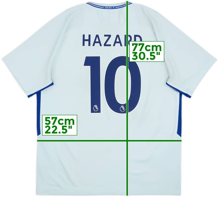 2017-18 Chelsea Away Shirt Hazard #10 - 8/10 - (XL)
