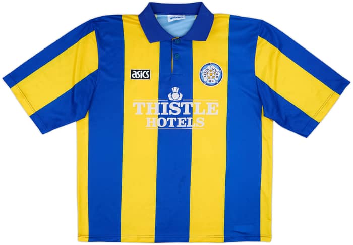 1993-95 Leeds United Away Shirt Yeboah #21 - 5/10 - (XL)