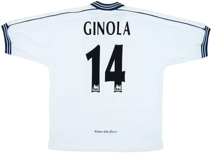 1997-99 Tottenham Home Shirt Ginola #14 - 9/10 - (L)