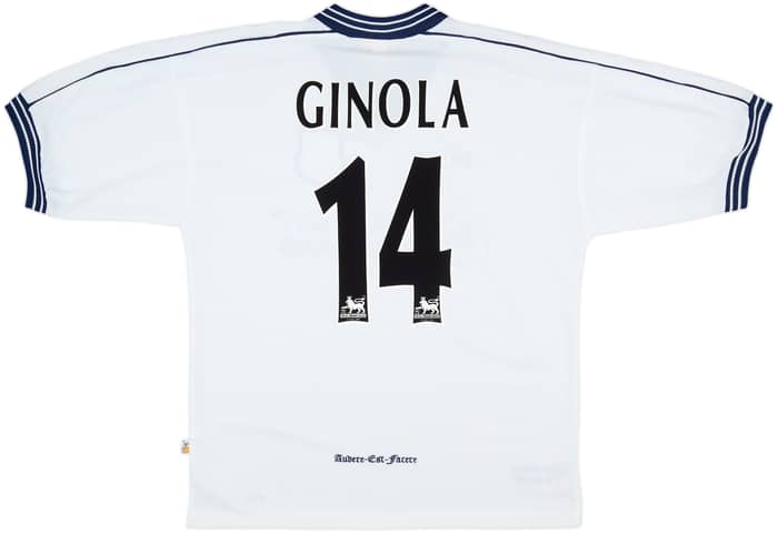 1997-99 Tottenham Home Shirt Ginola #14 - 9/10 - (L)