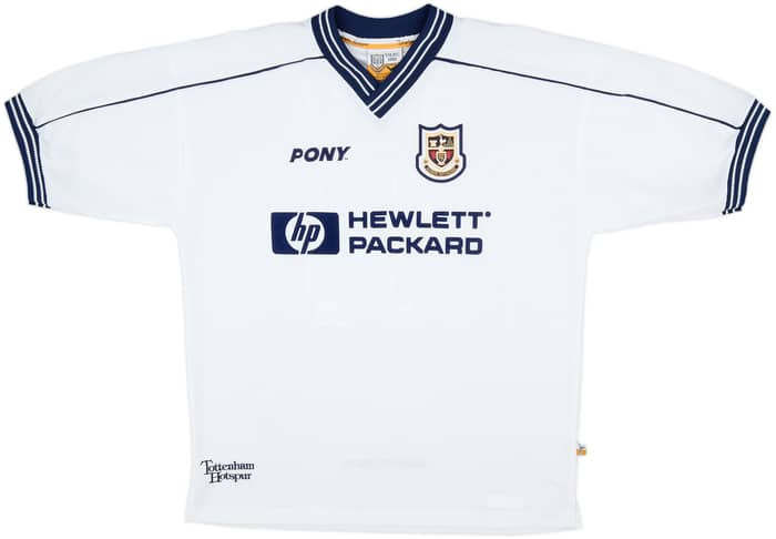 1997-99 Tottenham Home Shirt Ginola #14 - 9/10 - (L)