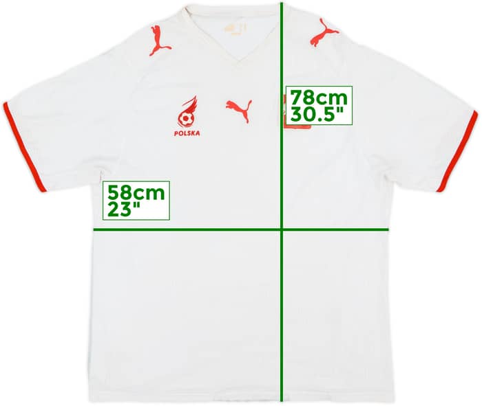 2008 Poland Home Shirt - 7/10 - (XXL)