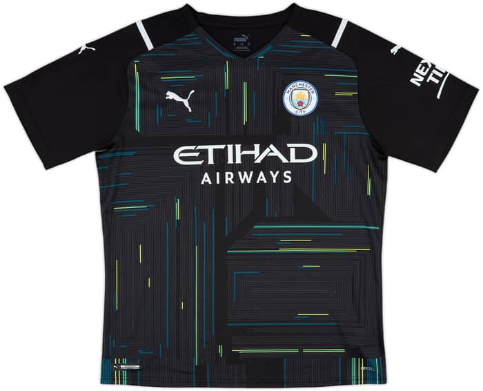 2021-22 Manchester City GK S/S Shirt - 8/10 - (XL)