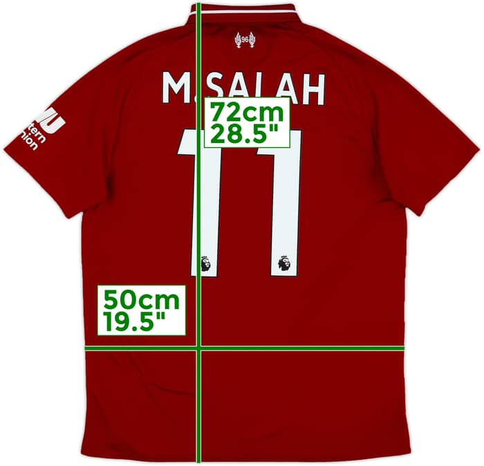 2018-19 Liverpool Home Shirt M.Salah #11 - 6/10 - (M)