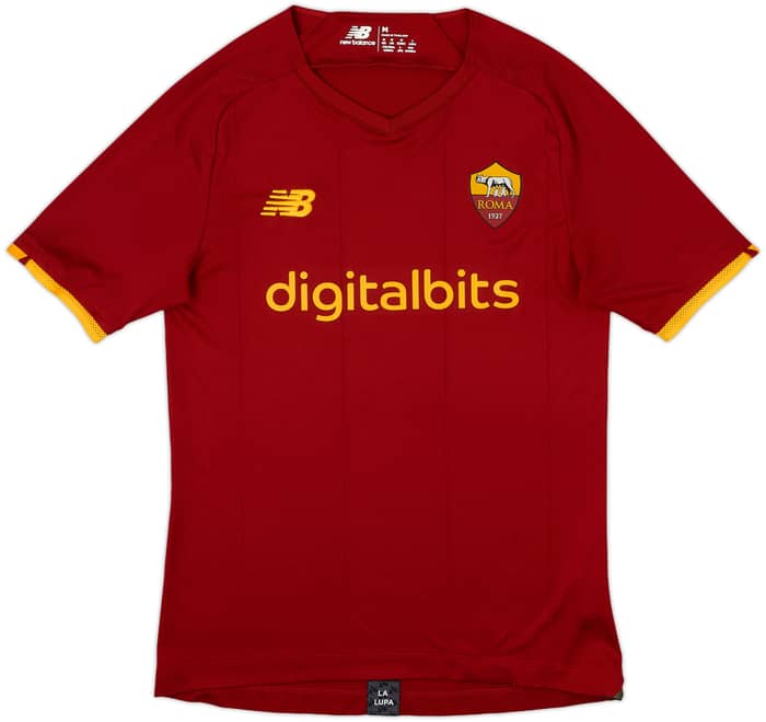 2021-22 Roma Home Shirt - 10/10 - (M)