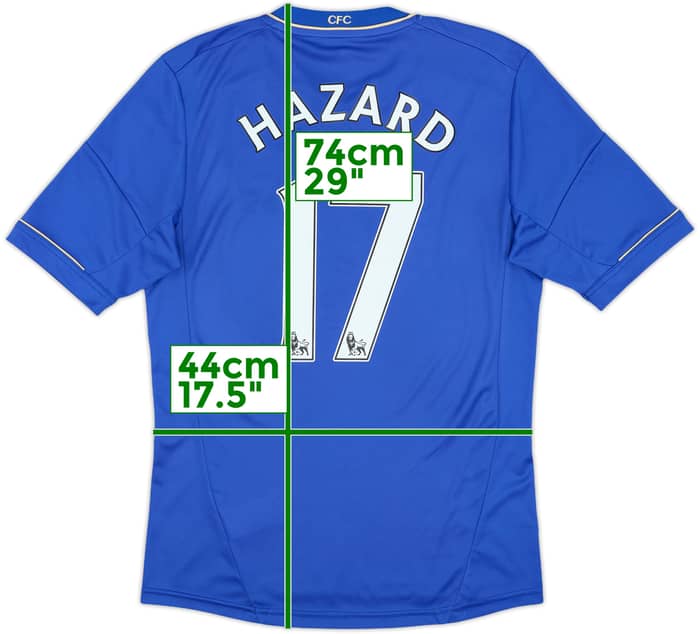 2012-13 Chelsea Home Shirt Hazard #17 - 7/10 - (S)