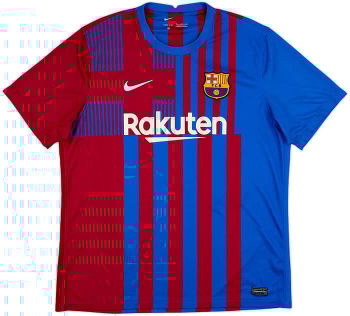 2021-22 Barcelona Home Shirt Gavi #30 - 9/10 - (XL)