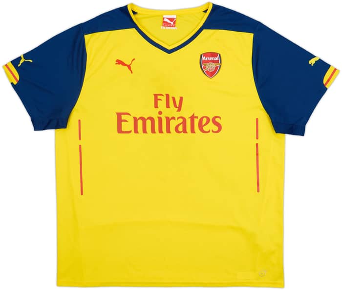 2014-15 Arsenal Away Shirt Arteta #8 - 8/10 - (XXL)