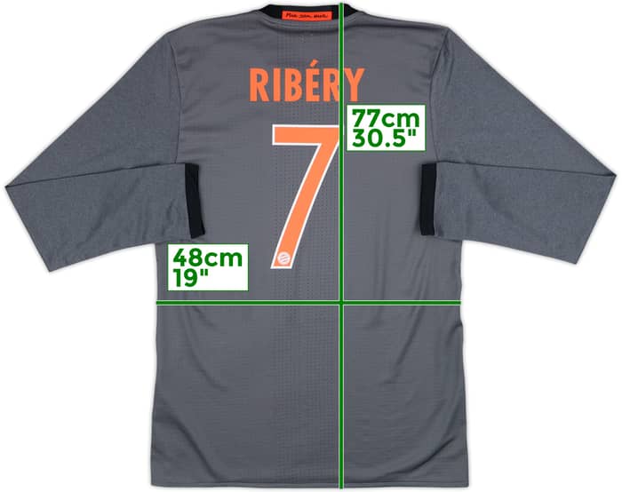 2016-17 Bayern Munich Player Issue Away L/S Shirt Ribery #7 - 10/10 - (M/L)