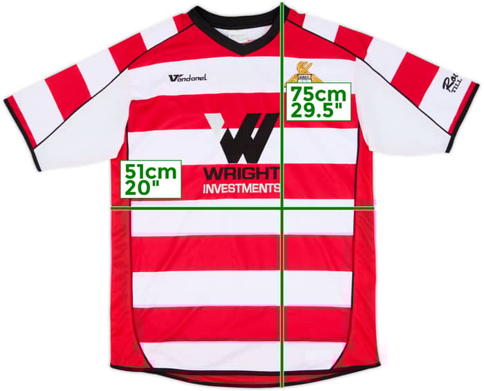 2007-08 Doncaster Rovers Home Shirt - 8/10 - (M)