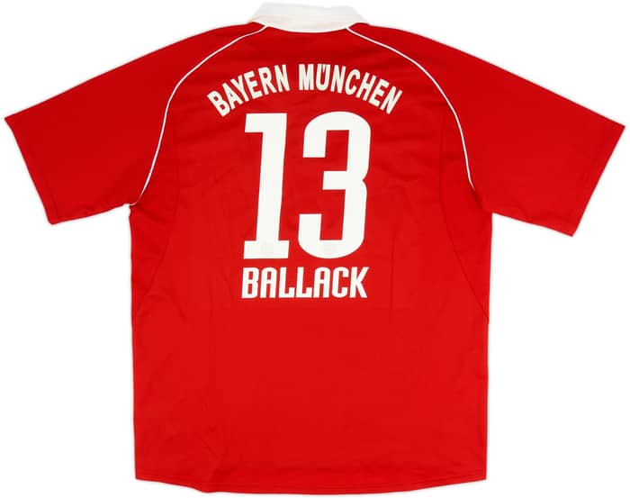 2005-06 Bayern Munich Home Shirt Ballack #13 - 9/10 - (XL)