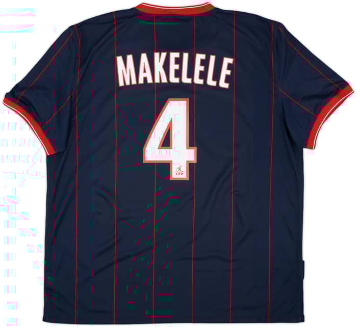 2009-10 Paris Saint-Germain Home Shirt Makelele #4 - 9/10 - (XXL)