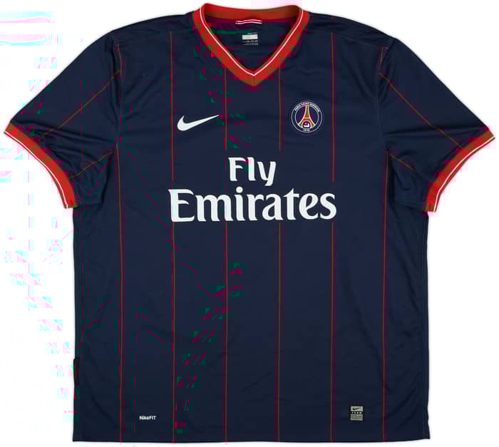 2009-10 Paris Saint-Germain Home Shirt Makelele #4 - 9/10 - (XXL)