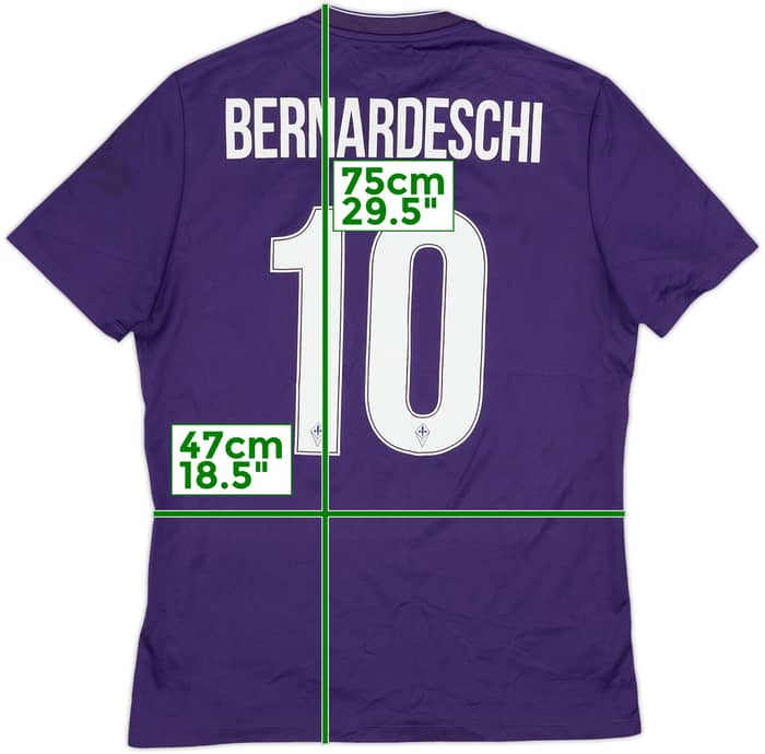 2015-16 Fiorentina Home Shirt Bernardeschi #10 - 5/10 - (M)